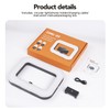 Smartphone Ring Selfie Light Kit Handheld LED Mobile Video Stabilizer