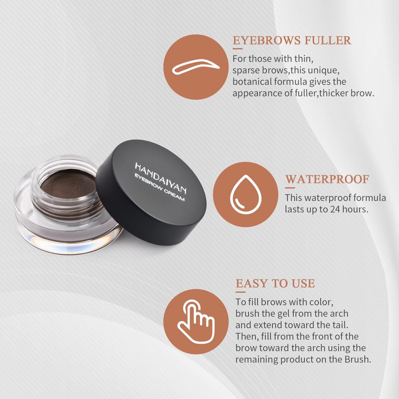 Xzeemo 3 g Eyebrow Cream, Eyebrow Pomade Gel, Eyebrow Colour