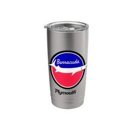 Plymouth Barracuda Logo Stainless Steel Insulated Tumbler