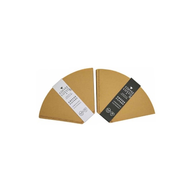Size 6/No.6 /1x6 Coffee Filter Papers by COFFEE LUSSO, Cone