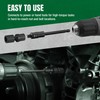 SK Tools USA 3-Piece Locking Impact Socket Adapter Set, 1/4"