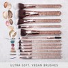 Niré Beauty 15piece Award Winning Glitter Makeup Brushes: Cute Makeup