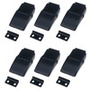 MY MIRONEY Concealed Toggle Latch Clamp Black Draw Buckle Latch