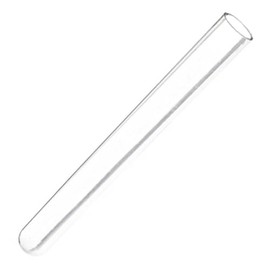16x150mm Test Tubes, PS Plastic, Round BTM, 20ml Vol, Natural, Karter Scientific 400A2 (Pack 100)