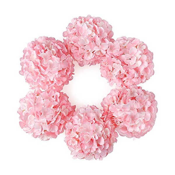 DuHouse Hydrangea Silk Flowers Artificial Flowers with Stem Fake Flower