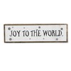Christmas Wood Signs (Medium - Wood And Metal, Joy To