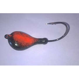 10 SPARKIE Blackfish Jigs Heads Tautog Tog Illusion Chartreuse w/Orange Splat 3/8oz #110820