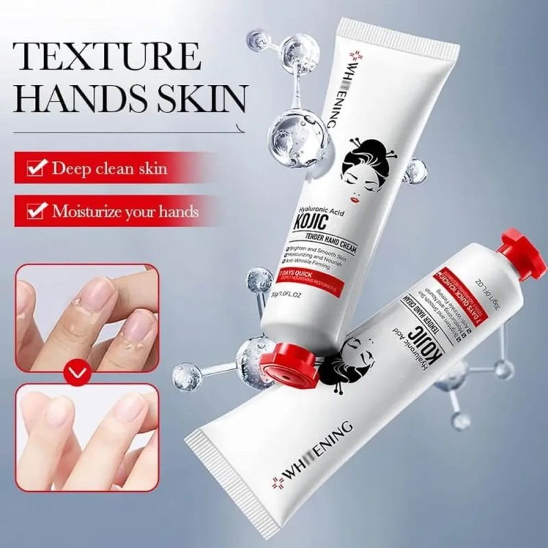 Set Kojic 2026 - Crema Manos Y Facial Nutritiva