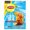 Lipton Unsweetened Black Iced Tea K-Cups 24-Pack for Keurig Coffee