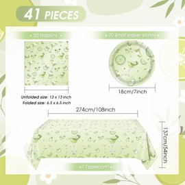 41Pcs Martini Birthday Party Decorations,A Tiny Bit Older Birthday Decor Set Weenies and Tinies Party Martini Napkins Plates Tablecloth丨Green Martini Bridal Shower Casino Bachelorette Party,Serves 20