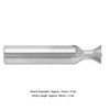 Dovetail Bit Carbide 12mm Dia Shank 4 Flutes 60mm Long