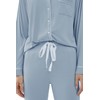Joyaria Womens Bamboo Button Down/Up Pajama/Pj/Sleep Sets Sleepwear(Dusty Blue, Large)