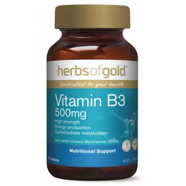 Herbs of Gold Buy Herbs of Gold Vitamin B3 500mg 60 Tablets Online
