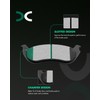 SCITOO Disc Brake Pads Kits D881-7758 Ceramic Rear Brake Pads