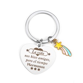 Keychain Friendship Llavero Amiga Regalos Para Mujer Best Friend Birthday Gift For Women Christmas Valentines Female Regalo Amigo