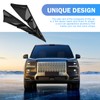 Titgoes 2 PCS Car Hood Ventilation Cover, Waterproof & Fade-Resistant