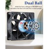 Wathai 1238 48V DC Brushless Cooling Fan 2Pin 120mm x