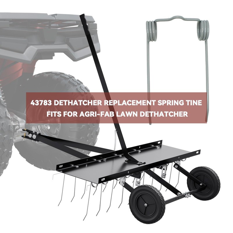 CADOAHJ 43783 Dethatcher Tines Replacement, Fit for Agri-Fab Craftsman De-Thatcher,