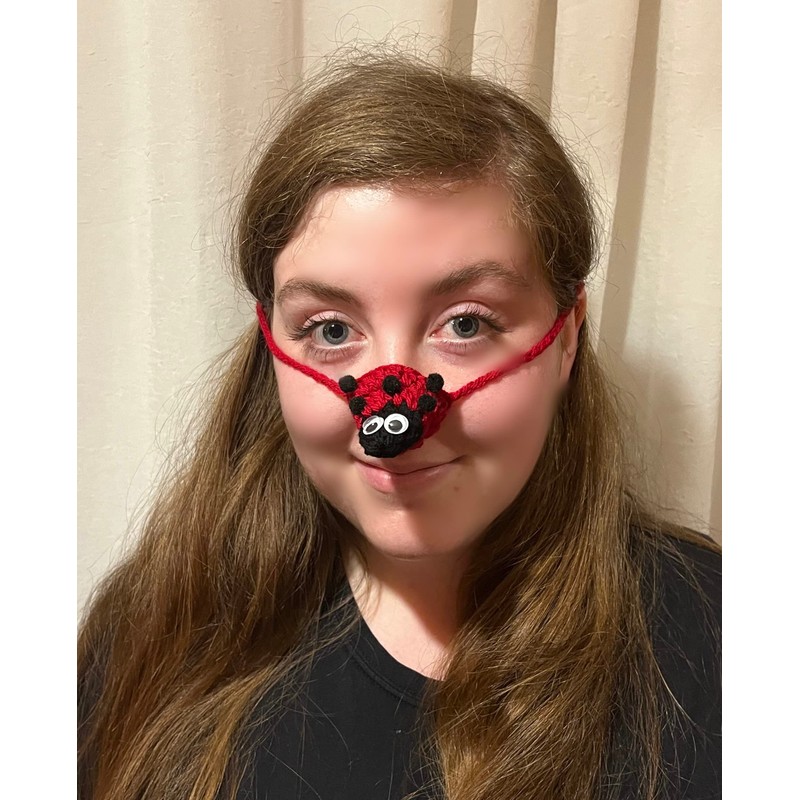 Ladybird Nose Warmer!
