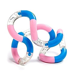 Selection of The Original Tangle Fidget toy. Decompression, Sensory (Pink/Blue/Clear)