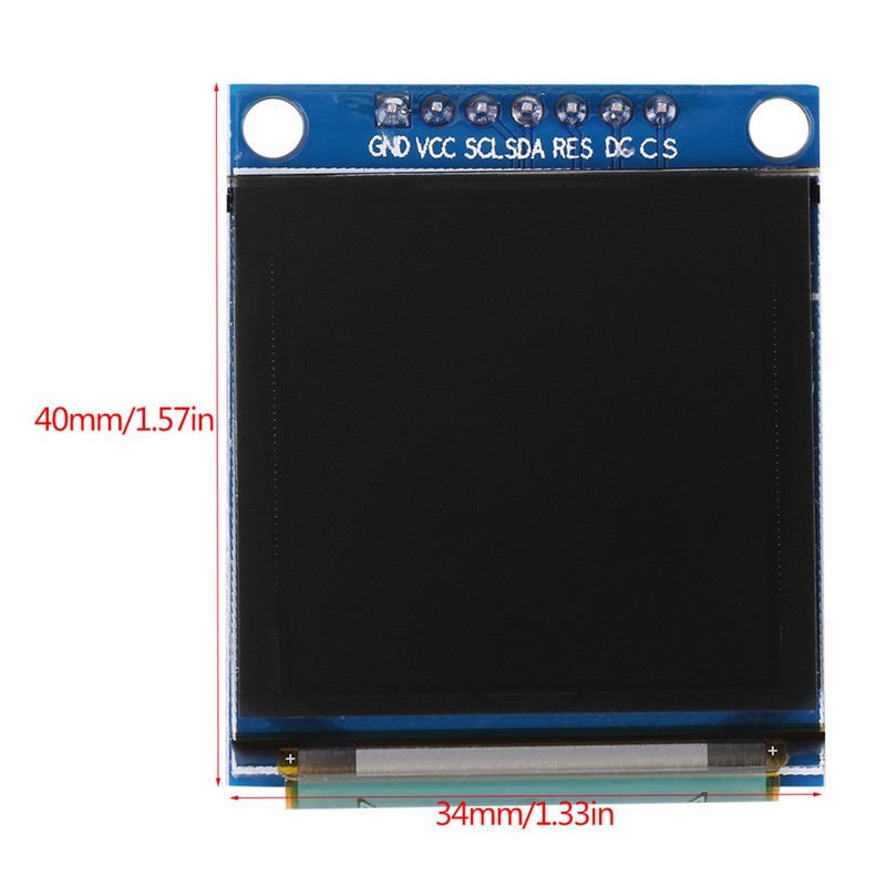 1.5inch OLED Color Display Module 128*128 SSD135 Serial Peripheral Interface