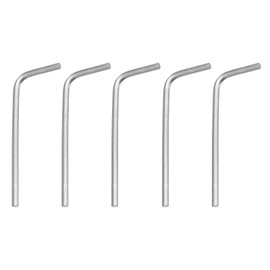 sourcing map 5pcs Hex Key Wrench 3/32" 45# Carbon Steel L-Shape Hexagon SAE Wrenches Repairing Tool for Home DIY Bike Motorcycle Repair, Silver Tone