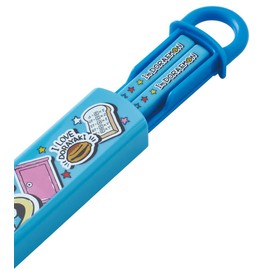 Skater ABS2AMAG-A Doraemon Chopsticks and Case Set, Stickers, 6.5 inches (16.5 cm), Antibacterial, Made in Japan