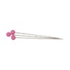 Dritz 1-3/4" Extra-Long Color Ball Straight Pins, 180 Count, Pink