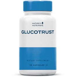 Nature’s NutriWave Glucotrust Capsules Supplement, Original Formula, 100% Natural Herbal Blend, Gymnema sylvestre, Chromium, Licorice | 30 Capsules, 1 Month Supply