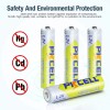 PKCELL 2PCS AAA Rechargeable Batteries 1000mAh 1.2V Battery For Garden