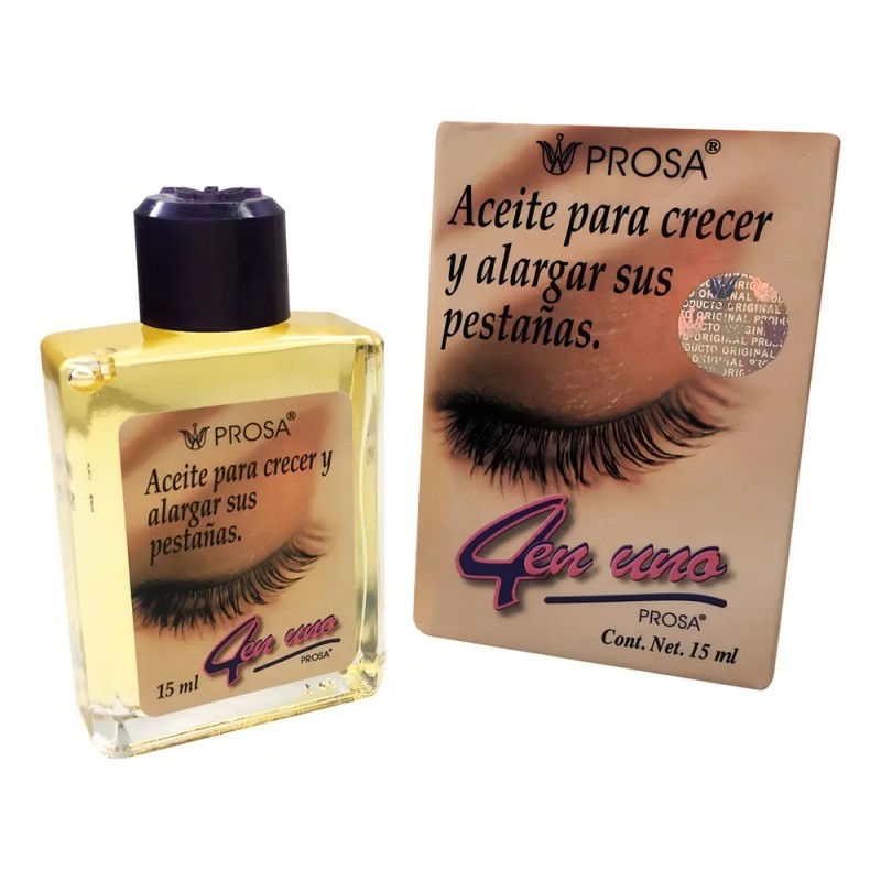 Aceite Para Pestanas 4 En Uno 15 Ml Prosa