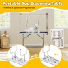 Yafylly Grooming Table for Dogs, 46" Portable Grooming Table for