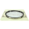 Emulily Serenity Prayer Inspirational Stretch Bangle Bracelets with Rhine stone