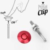 ANJOSHI 2Pack Quick Release Latch Lock Clip Push Button Bonnet