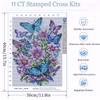 Baipisan Cross Stitch Kits for Adults - Butterfly Stamped Crossstitching