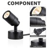 SUNVIE 2 Pack LED 120V SpotLights Indoor, 3W Up Lights