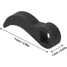 Cabezal adaptador de llave de barra de palanca, herramienta de extracción de medio eje tipo bocina de 1/2 pulgadas, llave de extremo abierto, herramientas de reparación de coche de extracción de medio