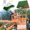 Swing Canopy Replacement, 43" x 90" Playset Tarp Replacement, Waterproof