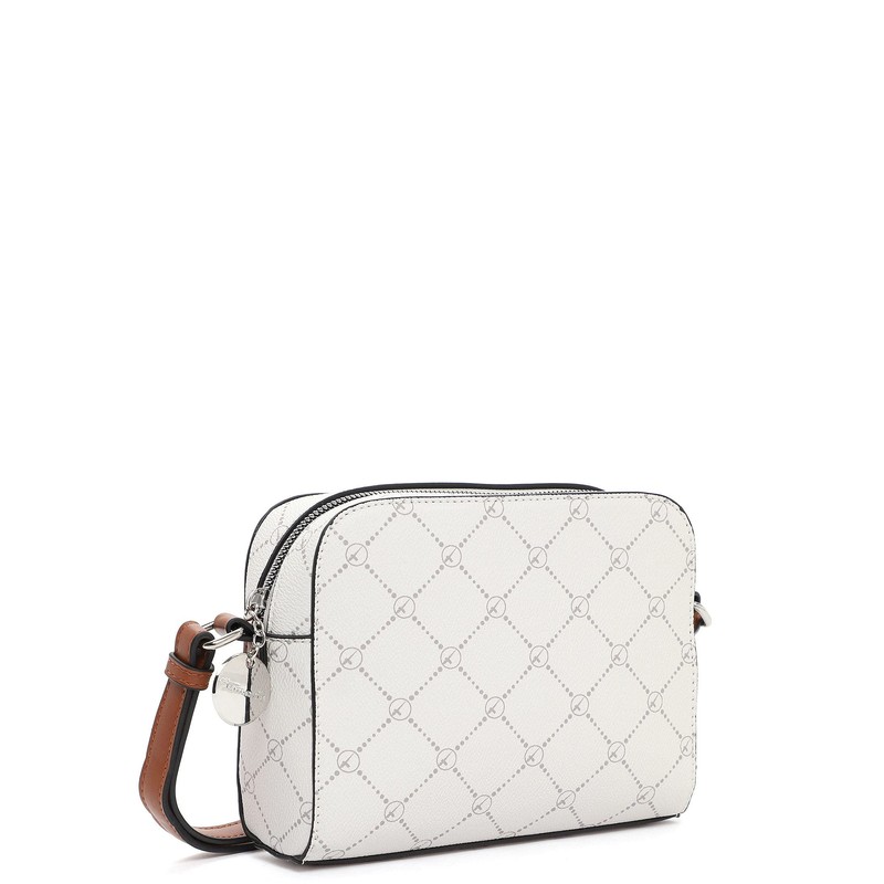 Tamaris Umhängetasche TAS Anastasia 30101 Damen Handtaschen Mustermix ecru 320