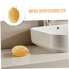 minkissy 4pcs Exfoliating Bath Sponge Scrubbers for Men Women Reusable