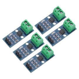 sourcing map 5pcs ACS712 Current Sensor Module 30A Range Hall Effect Current Sensor Current Measuring AC/DC for Detecting Current