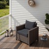 PatioGlow Outdoor Seat Cushion Set 24 x 24 x 4