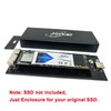 Jorkar External SSD Enclosure for MacBook Air/Pro 12+16 PIN SSD,