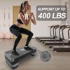 EVERYMILE Aerobic Exercise Step, Adjustable Aerobic Stepper for Exercise, Workout