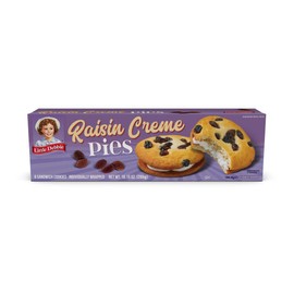 Little Debbie Raisin Crème Pies, 10.15 oz Per Box, 8 Count Per Box, 2 Boxes