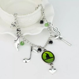 Unbranded Broadway's Wicked The Musical Themed Charm Bracelet