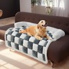Topchances Fuzzy Pet Couch Covers for Sofa, Dog Couch Cover,