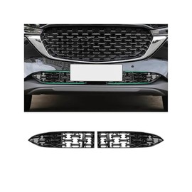 Ruiya (2 unidades/juegos) CX5 - Insertos de malla para parrilla frontal para accesorios CX-5 KF, material ABS, protector de rejilla frontal compatible con 2022 2023 2024 2025 2026 CX5 (420 mm)