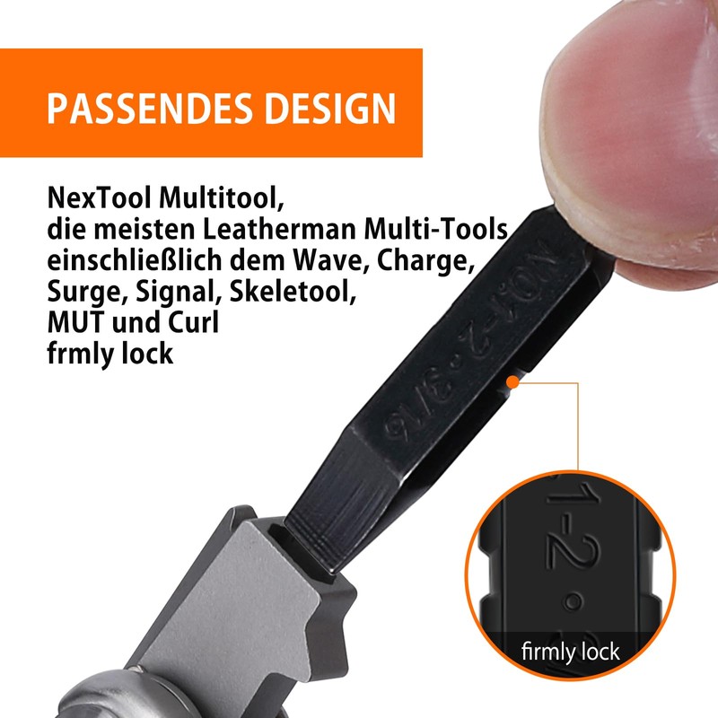 NexTool Bit Kit, 10 PCS Replacement Screwdriver Bits for Multitool–Durable