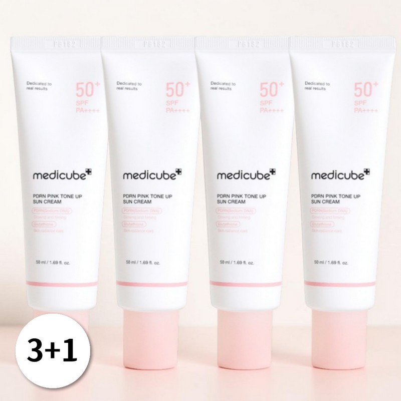 Medicube PDRN Pink Tone-Up Sun Cream SPF50+ 50ml 4pcs /